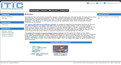 Desktop Screenshot of internationaltestinstruments.com